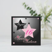 デバッタントのStarSweet sixteen-Cust。 招待状 (スタンド正面)