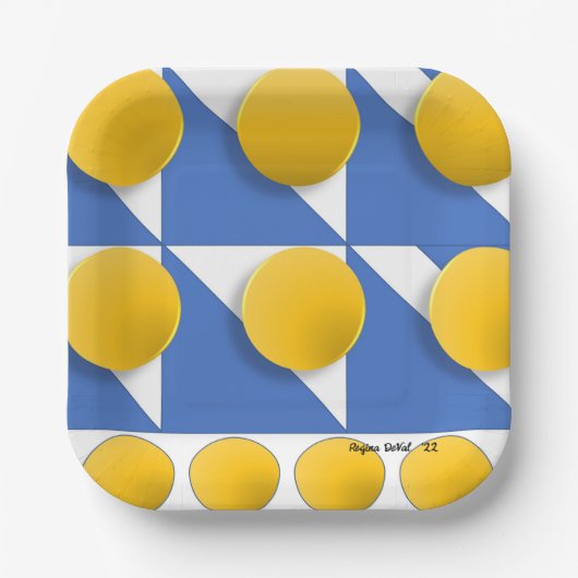 デバル紙プレート ペーパープレート (正面)