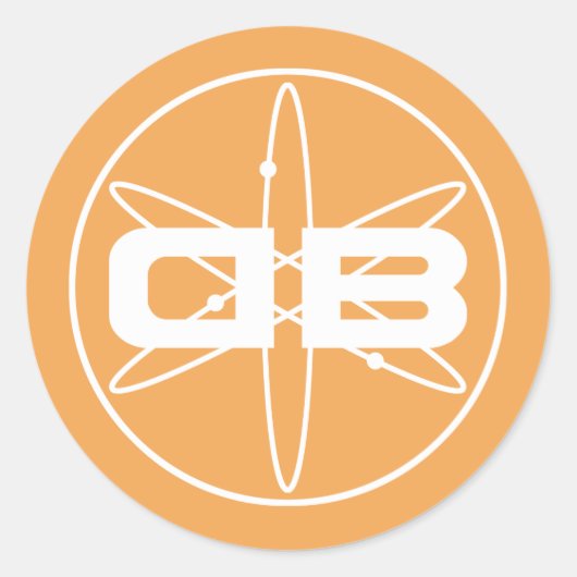 デバンカーバンカーステッカー ラウンドシール (正面)