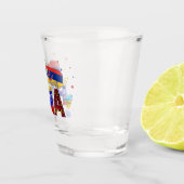 デパナベネズエラ俗語ベネズエラ文化の愛好家 ショットグラス (右)