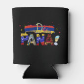 デパナベネズエラ俗語ベネズエラ文化の愛好家 缶クーラー (裏面)