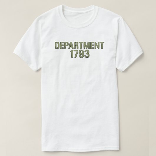 デパートメント1793 ベーシック Tシャツ (デザイン正面)