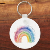 デビによるアート、虹マグネット キーホルダー (裏面)