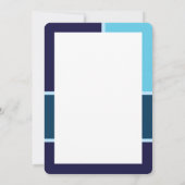 デビはっきりしたッドバー（ユダヤ教の）バル・ミツバーありがとう サンキューカード (裏面)