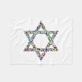 デビカラフルッドの星 フリースブランケット (正面(横))