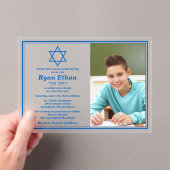 デビッシンプルトのバーブルースター アクリル招待状 (インサイチュ (ポータブル))