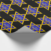 デビッドと（ユダヤ教）メノラーの星 ラッピングペーパー (角)