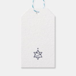 デビッドのクリスマスツリーの星 ギフトタグ