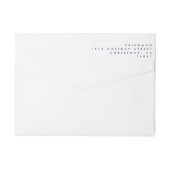 デビッドのクリスマスツリーの星 ラップアラウンドラベル (裏面)