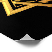 デビッドのゴールデン・スター「3-D」 ポスター (角)