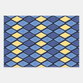 デビッドの大事な行事全パーソナライズされた星 ラッピングペーパーシート (正面)