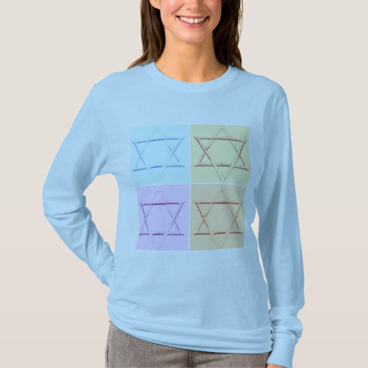デビッドの日付/星を保存 Tシャツ (正面)
