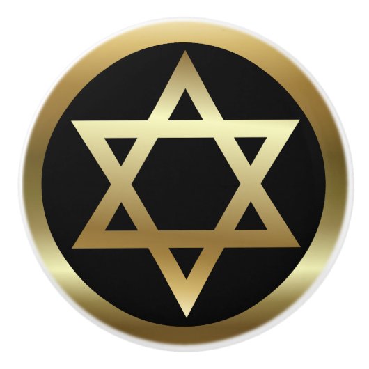 デビッドの星セラミックノブ セラミックノブ (正面)