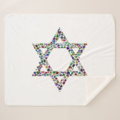 デビッドの星 シェルパブランケット (正面(横))