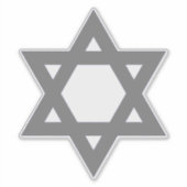 デビッドの星 シール (正面)