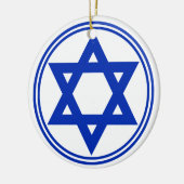 デビッドの星 セラミックオーナメント (左)