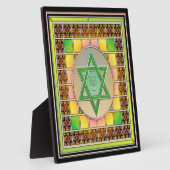 デビッドの星 フォトプラーク (側面)