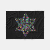 デビッドの星 フリースブランケット (正面(横))