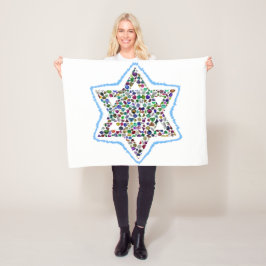 デビッドの星 フリースブランケット