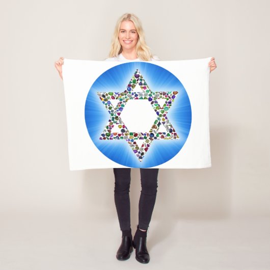 デビッドの星 フリースブランケット (インサイチュ)