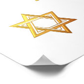 デビッドの星 ポスター (角)