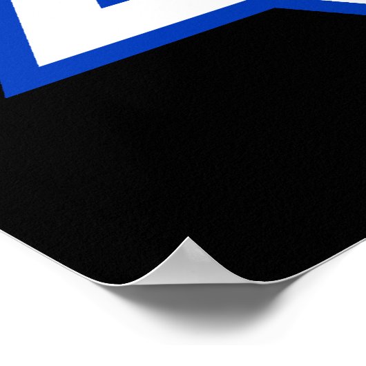 デビッドの星 ポスター (角)