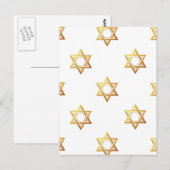 デビッドの星 ポストカード (正面/裏面)