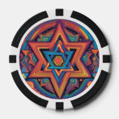 デビッドの星 ポーカーチップ (正面)