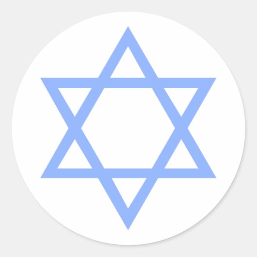 デビッドの星 ラウンドシール (正面)