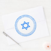デビッドの星 ラウンドシール (封筒)