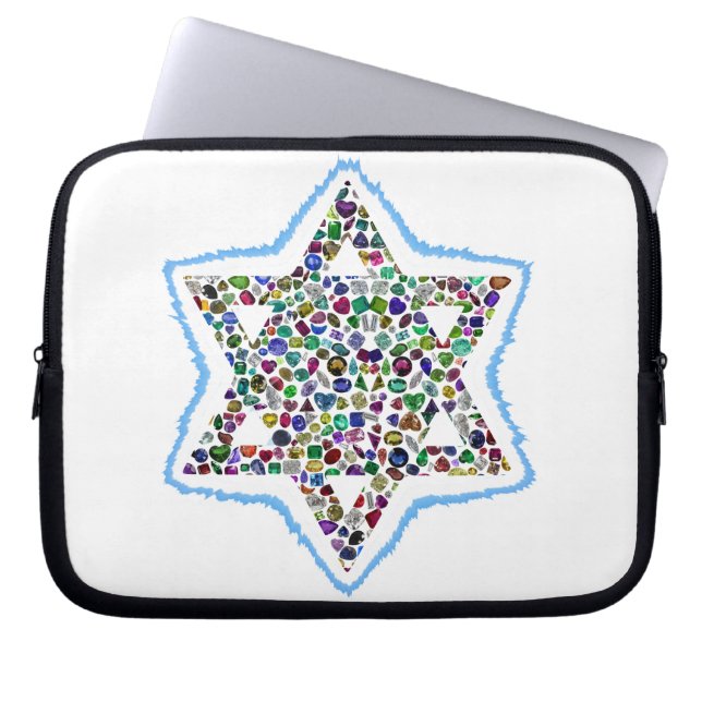 デビッドの星 ラップトップスリーブ (正面)