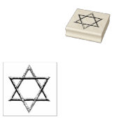 デビッドの星 ラバースタンプ (押印)