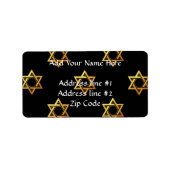 デビッドの星 ラベル (正面)