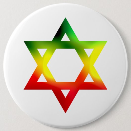 デビッドの星 缶バッジ (正面)