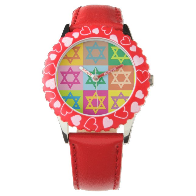 デビッドの星 腕時計 (正面)