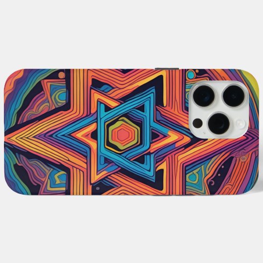 デビッドの星 Case-Mate iPhoneケース (裏面 (横))