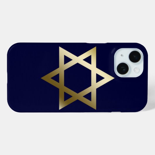 デビッドの星 Case-Mate iPhoneケース (裏面 (横))