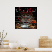 デビッドの根。 ポスター (キッチン)