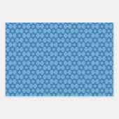 デビッドの美しい青い星 ラッピングペーパーシート (正面)