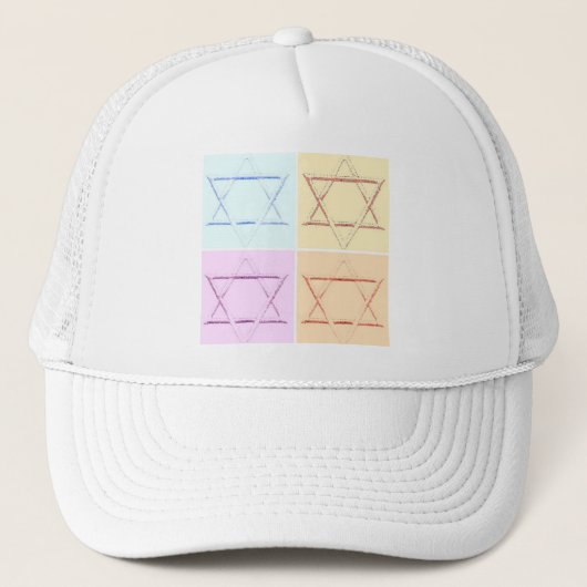 デビッドアートのポップ・アートのスター キャップ (正面)