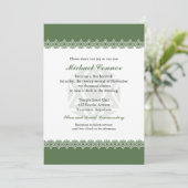 デビッドオリーブバーまたはバルミツワー 招待状 (スタンド正面)