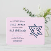 デビッドバルミツワーの英文カスタム列星 招待状 (スタンド正面)