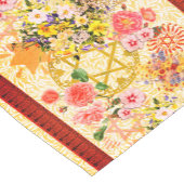 デビッドフラワーランナー縁どのスター ショートテーブルランナー (コーナー)