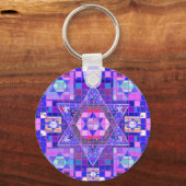 デビッドモザイクの星 キーホルダー (正面)