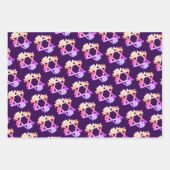 デビッドユダヤフローラの美しい明るいイベント ラッピングペーパーシート (正面3)