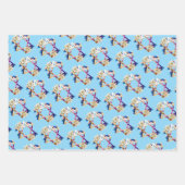 デビッドユダヤフローラの美しい明るいイベント ラッピングペーパーシート (正面)