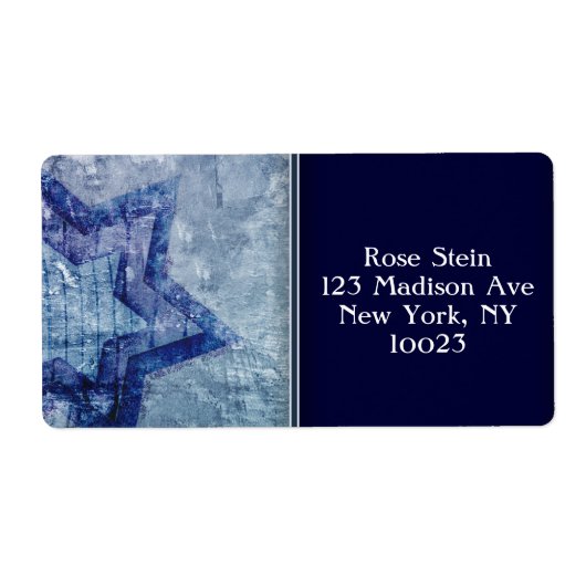 デビッドラベルの星 ラベル (正面)