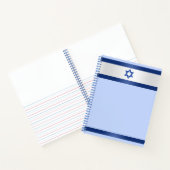 デビッド右派のヘブライ書語の主題星 ノートブック (内部)