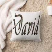 デビッド名ロゴ、 クッション (ブランケット)