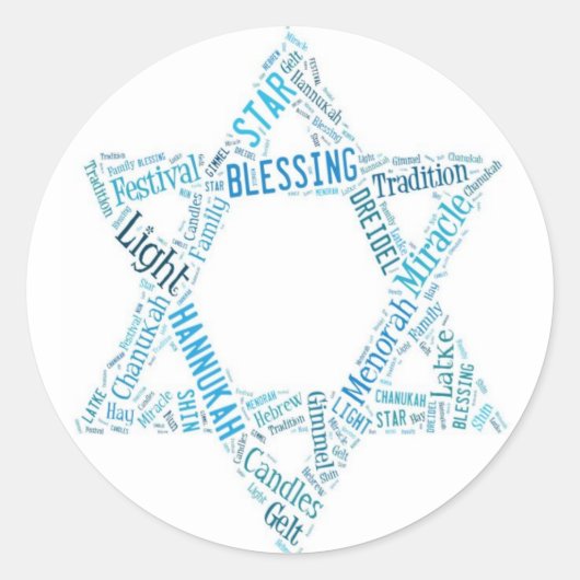 デビッド・ステッカーのスター ラウンドシール (正面)